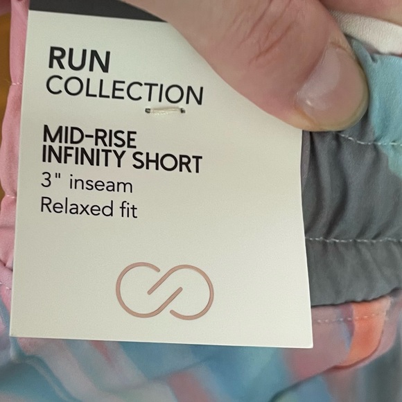 NWT CALIA Women's Mid Rise Infinity Run Short Mother of Pearl Size XXL - Picture 6 of 6